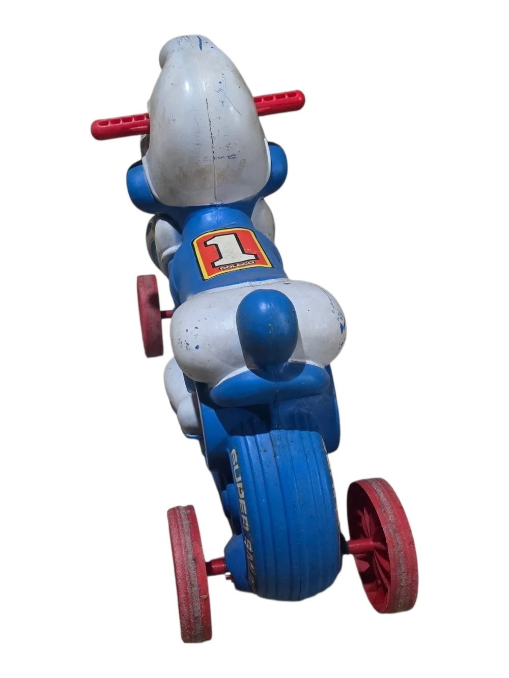 1982 or 83 Coleco Super Smurf Piggyback Rider ride-on toy